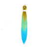 Kanekalon ombré S14 - yellow, blue, green