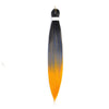 Kanekalon ombré S20 - blue galaxy, orange
